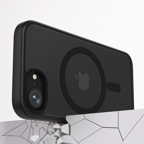 Чохол Ummi Colorful with MagSafe для Apple iPhone 16e (6.1") Чорний / Black 404177 фото