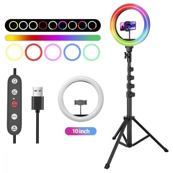 Кільцева світлодіодна RGB лампа Proove Halo (10inch) (PLRL10100401) White 338890 фото