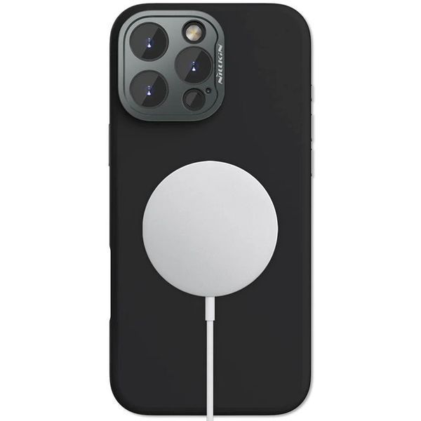 Чохол Silicone Nillkin LensWing Prop Magnetic для Apple iPhone 16 Pro Max (6.9") Чорний / Black 326090 фото