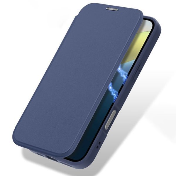 Чохол-книжка Dux Ducis Skin X Pro with MagSafe для Apple iPhone 16 (6.1") Blue 322709 фото