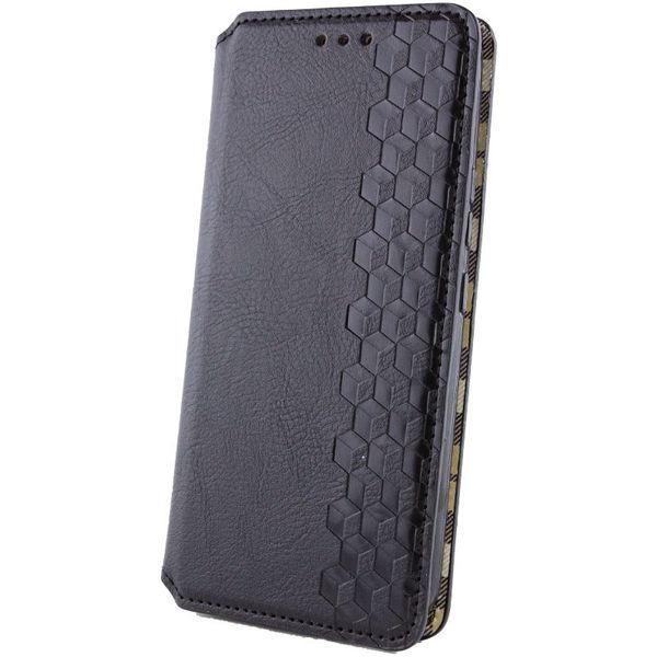 Шкіряний чохол книжка GETMAN Cubic (PU) для Samsung Galaxy S24+ Чорний 284435 фото