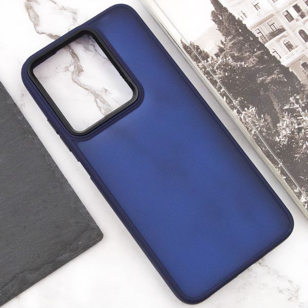 Чохол TPU+PC Lyon Frosted для Infinix Hot 40 Navy Blue 327735 фото