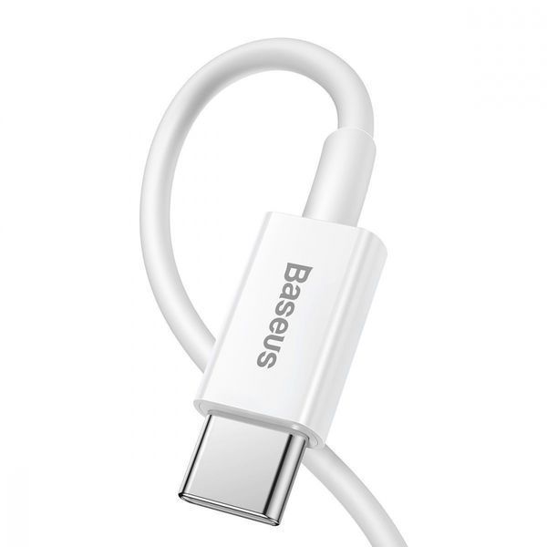 Кабель Baseus Superior Series Fast Charging Data Cable Type-C To IP PD 20W 0.25m (CATLYS-02) White 268610 фото
