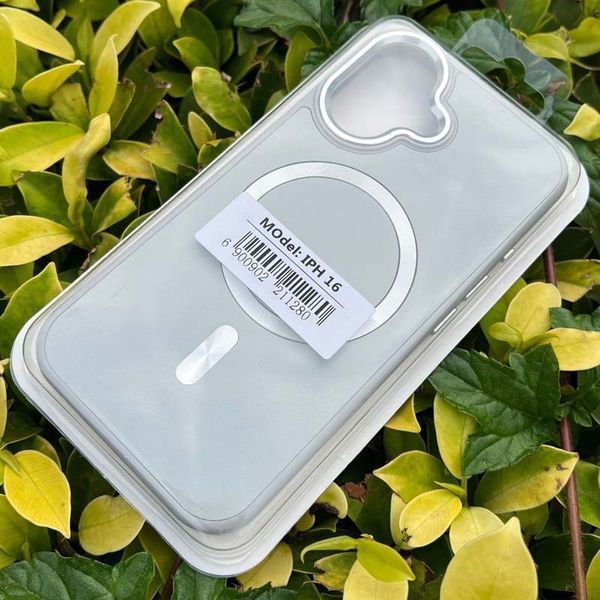 Шкіряний чохол SnapCase with MagSafe для Apple iPhone 16 (6.1") Grey 329020 фото