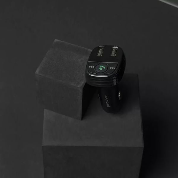 АЗП Proove FM Launcher Simple S-01 2USB (FMSM15200001) Black 286754 фото