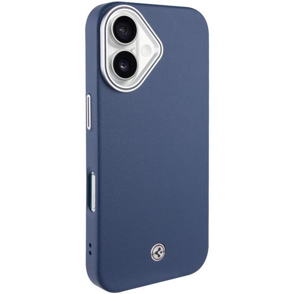 Чохол PC+Leather SGP with MagSafe для Apple iPhone 16 Plus (6.7") Blue 322298 фото