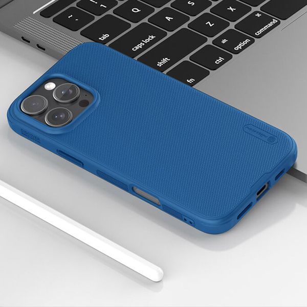 Чохол Nillkin Matte Pro для Apple iPhone 16 Pro (6.3") Синій / Blue 326109 фото