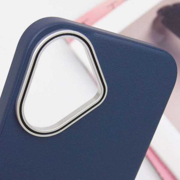 Чохол PC+Leather SGP with MagSafe для Apple iPhone 16 Plus (6.7") Blue 322298 фото