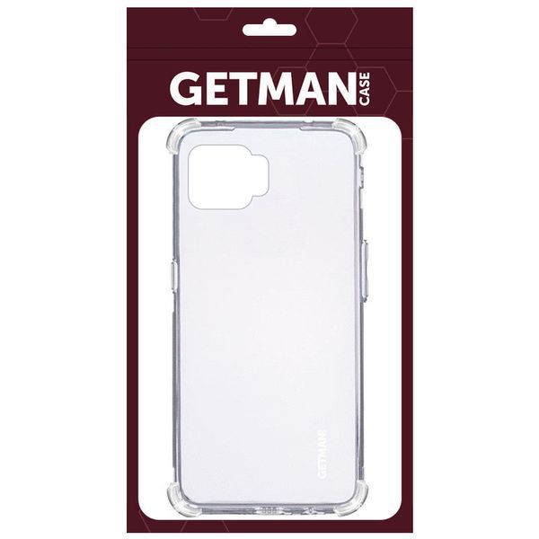 TPU чохол GETMAN Ease logo посилені кути для Oppo A93 Безбарвний (прозорий) 202374 фото