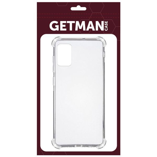 TPU чохол GETMAN Ease logo посилені кути для Samsung Galaxy A71 Безбарвний (прозорий) 214721 фото