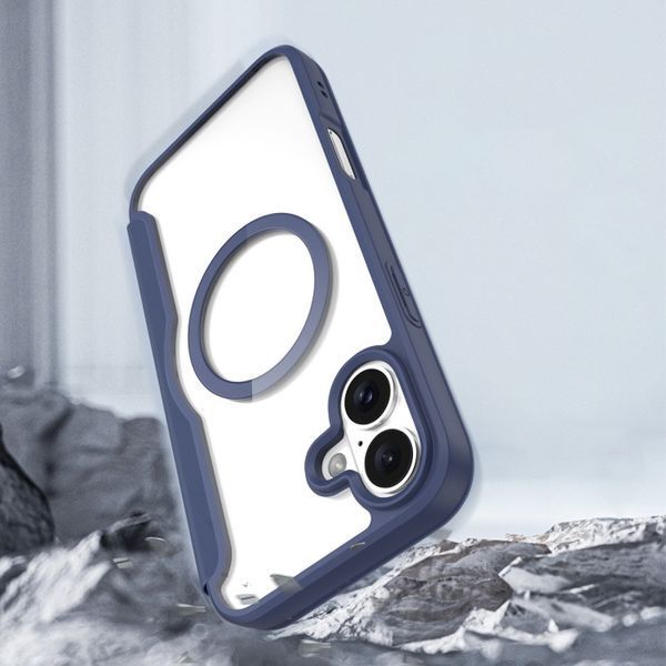 Чохол-книжка Dux Ducis Skin X Pro with MagSafe для Apple iPhone 16 (6.1") Blue 322709 фото