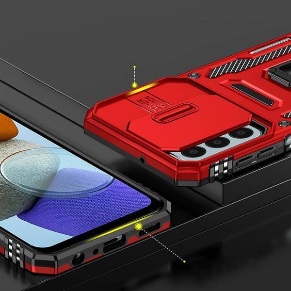 Ударостійкий чохол Camshield Army Ring для Samsung Galaxy A26 5G Червоний / Red 345787 фото