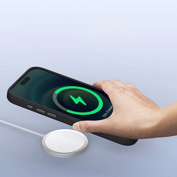 Чохол Silicone Nillkin LensWing Prop Magnetic для Apple iPhone 16 Pro Max (6.9") Чорний / Black 326090 фото