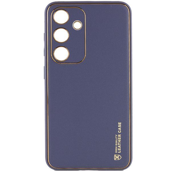 Шкіряний чохол Xshield для Samsung Galaxy S23 Сірий / Lavender Gray 265088 фото