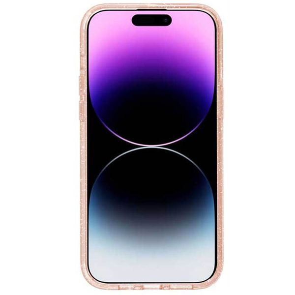 Чохол TPU Galaxy Sparkle (MagFit) для Apple iPhone 16 Plus (6.7") Gold+Glitter 317024 фото