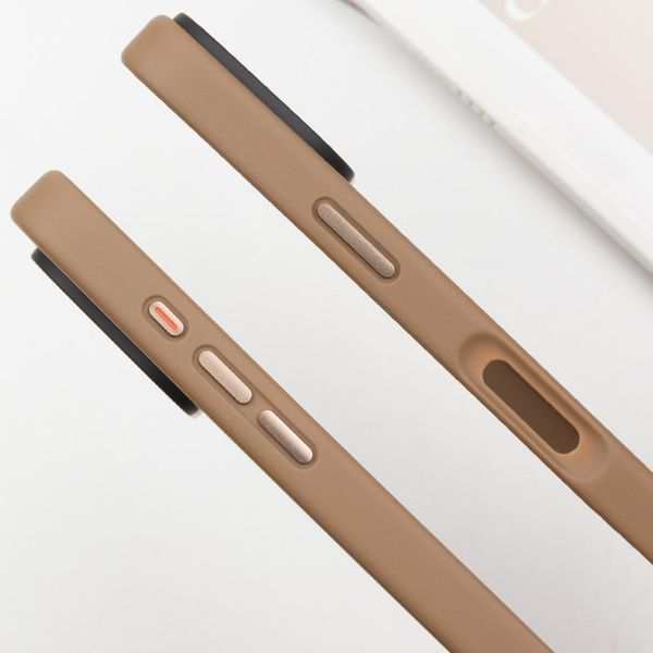 TPU+PC чохол Metal Buttons with MagSafe для Apple iPhone 16 Pro Max (6.9") Золотий 318290 фото