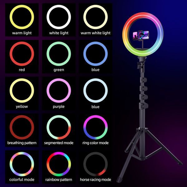 Кільцева світлодіодна RGB лампа Proove Halo (10inch) (PLRL10100401) White 338890 фото