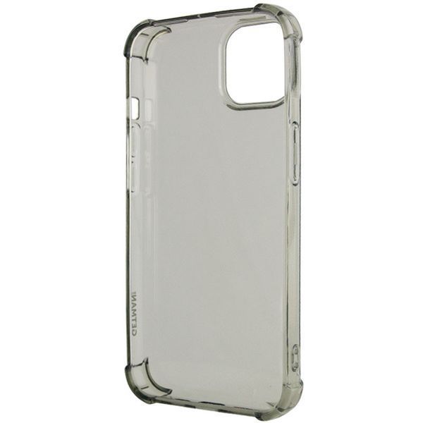 TPU чохол GETMAN Ease logo посилені кути для Apple iPhone 14 (6.1") Сірий (прозорий) 254560 фото