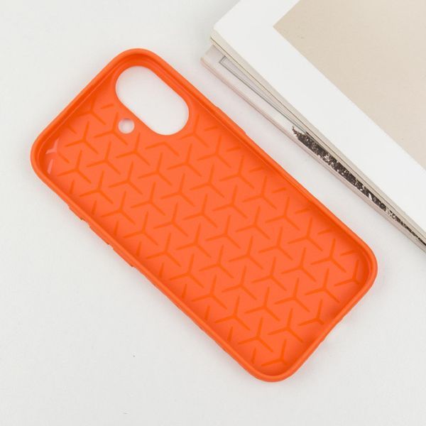 Чохол TPU Weaving для Apple iPhone 16 (6.1") Orange 328226 фото