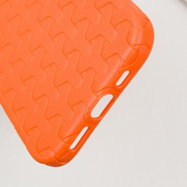 Чохол TPU Weaving для Apple iPhone 16 (6.1") Orange 328226 фото