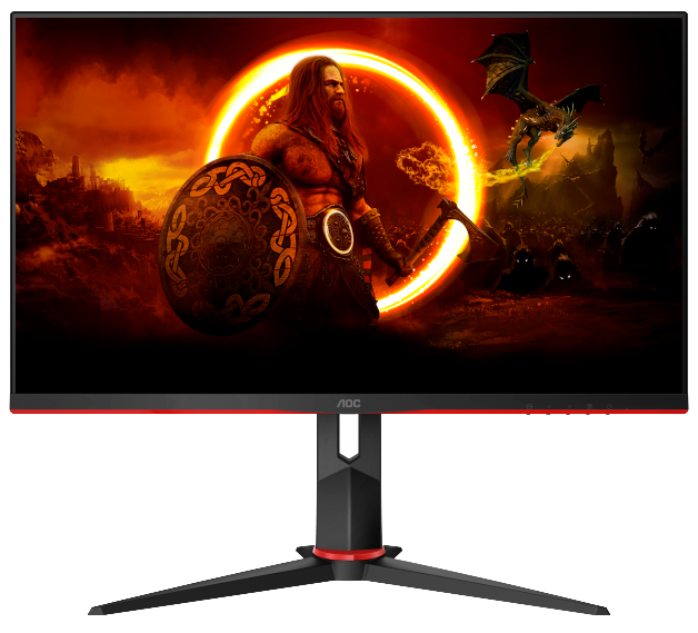 Монiтор TFT AOC 27" 27G2ZN3/BK VA FHD 300nit 280Hz 2*HDMI DP Pivot Black/Red 319095 фото