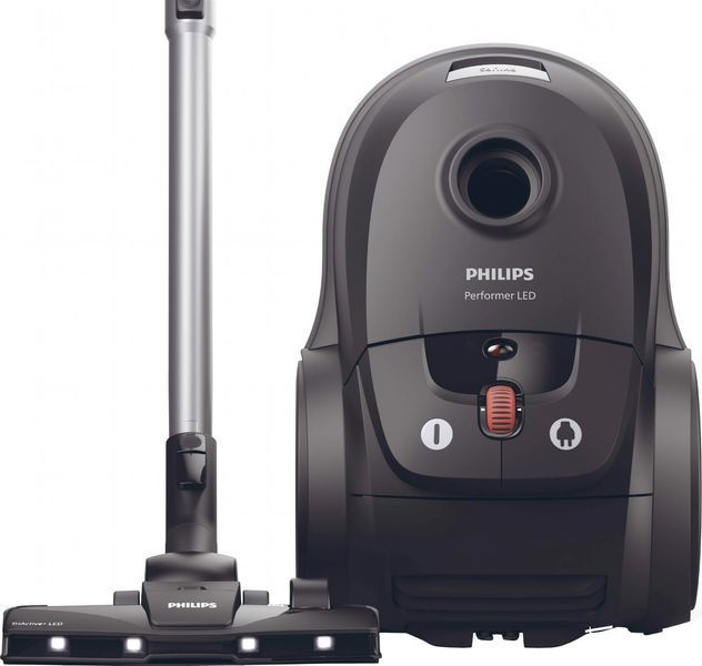 Пилосос Philips мішковий Series 8000, 900Вт, конт пил -4л, НЕРА 13, чорний (XD8122/10) 375177 фото
