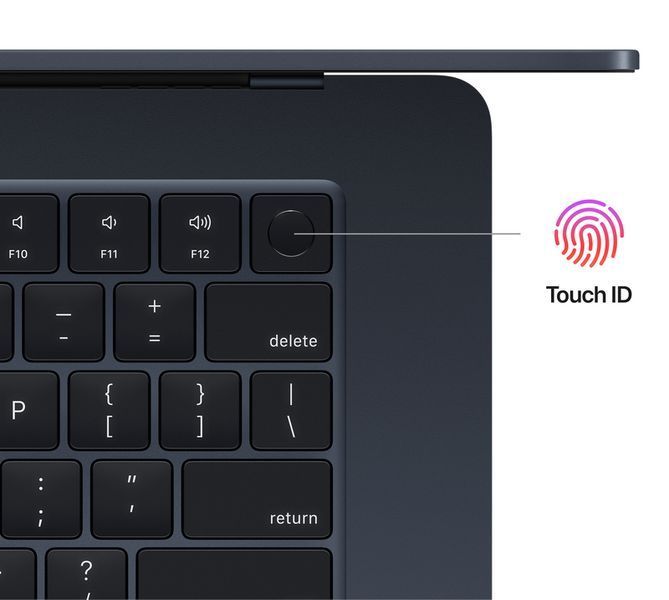 Ноутбук Apple MacBook Air 15.3 8CPU/10GPU/24GB/512GB Midnight Z18T000PS 2023 (M2) 272900 фото