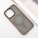TPU+PC чохол Metal Buttons with MagSafe для Apple iPhone 16 Pro Max (6.9") Золотий 318290 фото 2