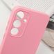 Чохол TPU GETMAN Liquid Silk Full Camera для Samsung Galaxy S24 Рожевий / Pink 397585 фото 5