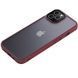 TPU+PC чохол Metal Buttons для Apple iPhone 12 Pro / 12 (6.1") Бордовий 250166 фото 1