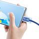Кабель Baseus Crystal Shine Series Fast Charging Data USB кабель USB To Type-C 100W 1.2m (CAJY000403) Blue 260556 фото 5