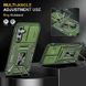 Ударостійкий чохол Camshield Army Ring для Samsung Galaxy S24 FE Оливковий / Army Green 338025 фото 3