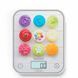 Ваги Tefal кухонні Optiss Cake Pops, 5кг, AAAx2 в комплекті, скло, різнокольорові (BC50D4V0) 366432 фото 2