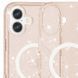 Чохол TPU Galaxy Sparkle (MagFit) для Apple iPhone 16 Plus (6.7") Gold+Glitter 317024 фото 7