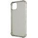 TPU чохол GETMAN Ease logo посилені кути для Apple iPhone 14 (6.1") Сірий (прозорий) 254560 фото 3