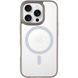 TPU+PC чохол Blueo Skin Friendly Frosted with MagSafe для Apple iPhone 16 Pro (6.3") Сірий 319479 фото 8