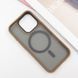 TPU+PC чохол Metal Buttons with MagSafe для Apple iPhone 16 Pro Max (6.9") Золотий 318290 фото 3
