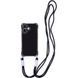 Чохол TPU CrossBody with straps для Apple iPhone 16 Plus (6.7") Black 359077 фото 1
