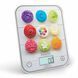 Ваги Tefal кухонні Optiss Cake Pops, 5кг, AAAx2 в комплекті, скло, різнокольорові (BC50D4V0) 366432 фото 3