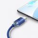 Кабель Baseus Crystal Shine Series Fast Charging Data USB кабель USB To Type-C 100W 1.2m (CAJY000403) Blue 260556 фото 6