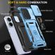 Ударостійкий чохол Camshield Army Ring для Xiaomi Poco X6 Pro Блакитний / Light Blue 315929 фото 6