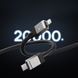 Кабель Baseus CoolPlay Series Type-C To Lightning 20W (2m) CAKW000101 Black 278157 фото 15
