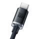 Кабель Baseus Crystal Shine Series Fast Charging Data USB кабель USB To Type-C 100W 1.2m (CAJY000403) Blue 260556 фото 13