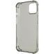 TPU чохол GETMAN Ease logo посилені кути для Apple iPhone 14 (6.1") Сірий (прозорий) 254560 фото 4
