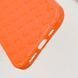 Чохол TPU Weaving для Apple iPhone 16 (6.1") Orange 328226 фото 6