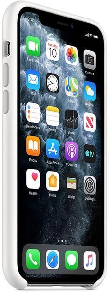 Чохол-накладка iPhone 11 Pro Max Apple AAA Silicone case White 134565 фото