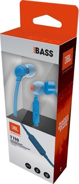 Навушники JBL T110 JBLT110BLU Blue 73309 фото