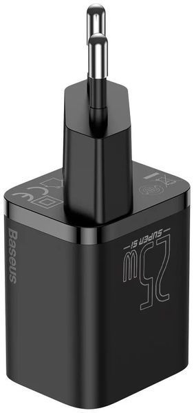 Зарядний Пристрій Baseus Super Si Quick Charger 1C 25W (CCSP020101) Black 253858 фото