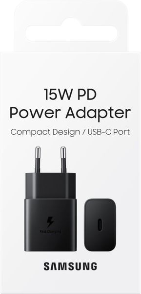 Зарядний Пристрій Samsung 15W EP-T1510NBEGEU PD Black 295969 фото
