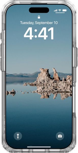 Чохол UAG для iPhone 16 Pro, Plyo Magsafe LE, Black/Clear Ombre (11448011404G) 362337 фото